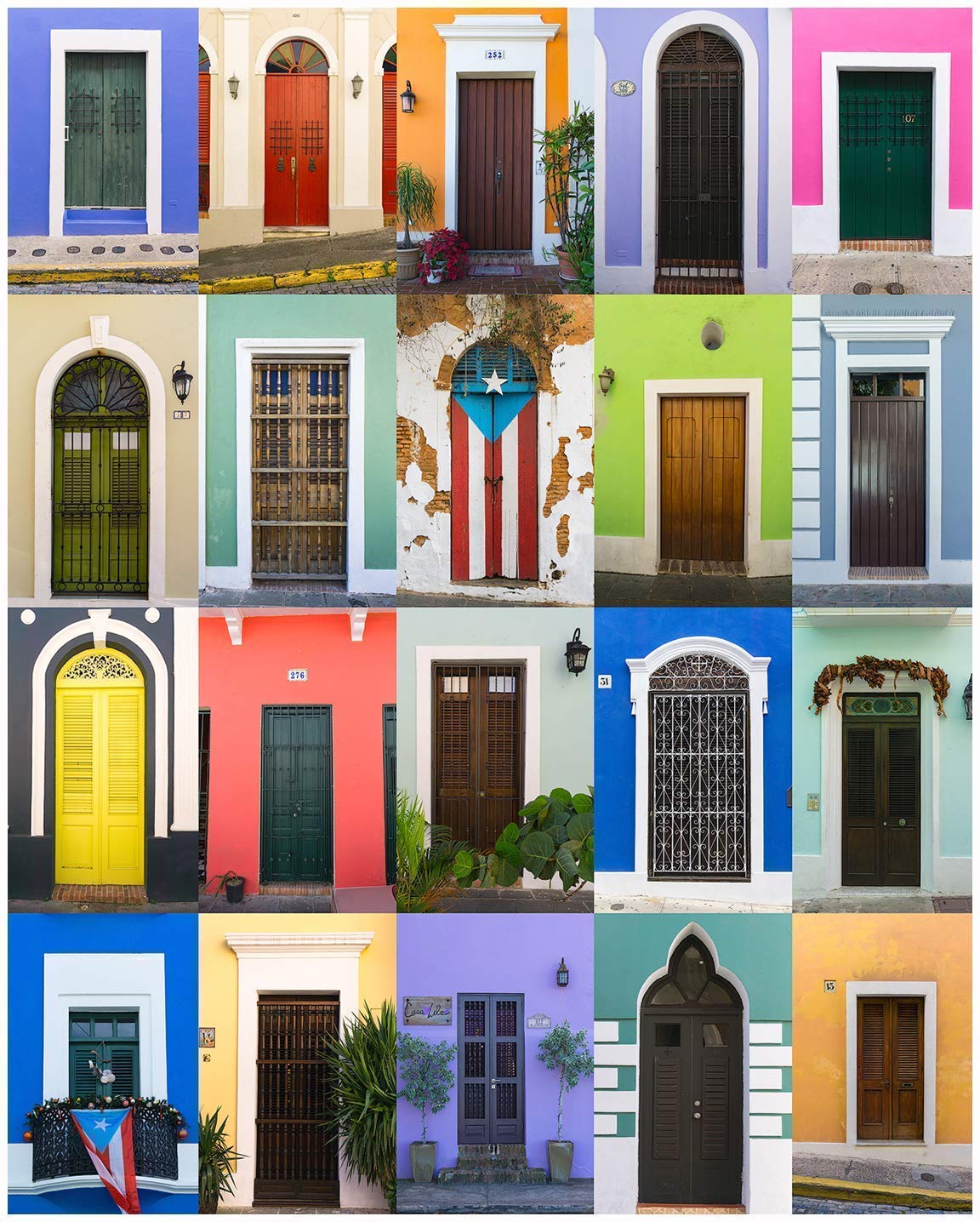 Amazon.com: Doors of Old San Juan Wall Art PRINT (Multiple Sizes, Unframed)  - Puerto Rico Gift - Bright, Colorful Wall Decor | Travel Photography by  TheWorldExplored: Handmade