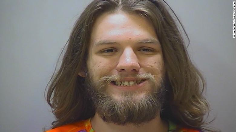 Spencer Boston, 20, lit a marijuana cigarette in front of a judge during his court appearance for simple marijuana possession on Monday in Wilson County, Tennessee.