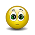 Embarrassed animated emoticon