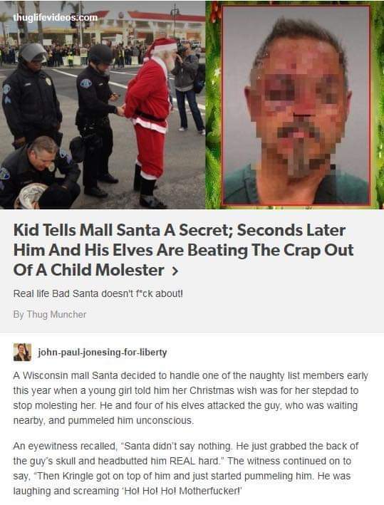 Image result for santa Beatings gif