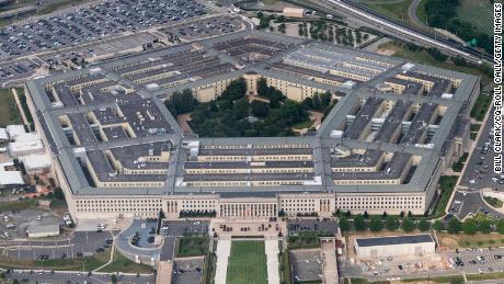 Aerial view of the Pentagon on Tuesday, June 30, 2020. 