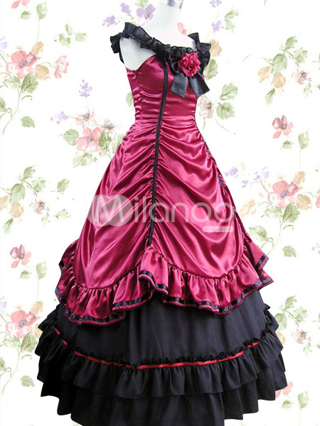 Deep-Red-And-Black-Flower-Satin-Classic-Lolita-Dress-34027-2.jpg