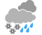 Flurries or rain showers