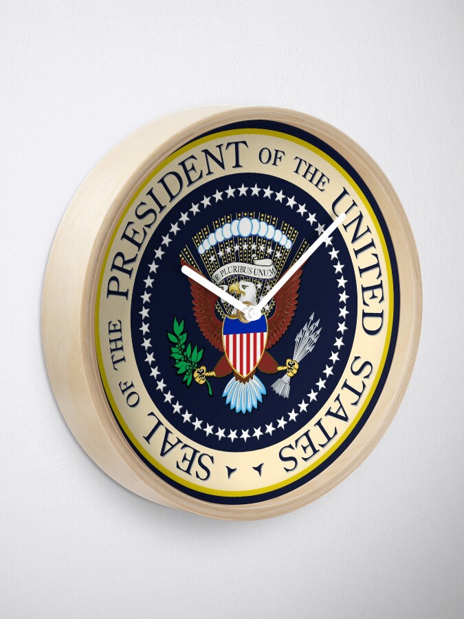 Alternate view of Seal of the President of the United States Clock
